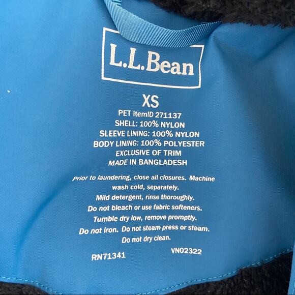 L.L. Bean Winter Warmer Jacket XS - Picture 6 of 9